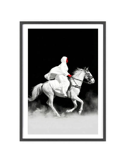 Yeti And Horse-Fine Print-Augmented Reality Wall Art-1111x[ 5 in1]