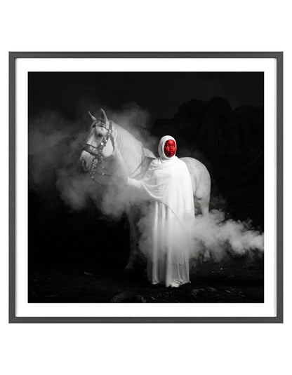 Yeti And Horse-Fine Print-Augmented Reality Wall Art-1111x[ 5 in1]