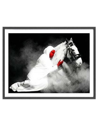 Yeti And Horse-Fine Print-Augmented Reality Wall Art-1111x[ 5 in1]